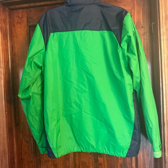 Columbia Bright Green and Navy Jacket - Picture 2 of 3